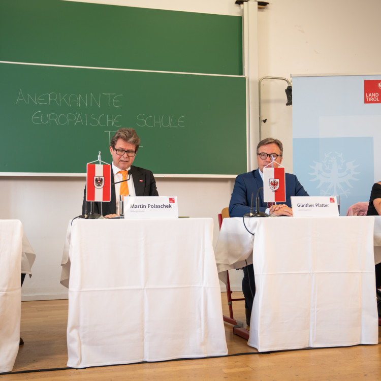 Pressekonferenz zum Projektstart: Anerkannte Europäische Schule im Großraum Innsbruck - Bild Nr. 10651