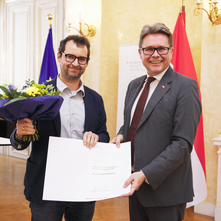 Österreichischer Staats- und Förderungspreis für Wissenschaftspublizistik - Verleihungsfeier am 3. Juli 2024 - Bild Nr. 13874