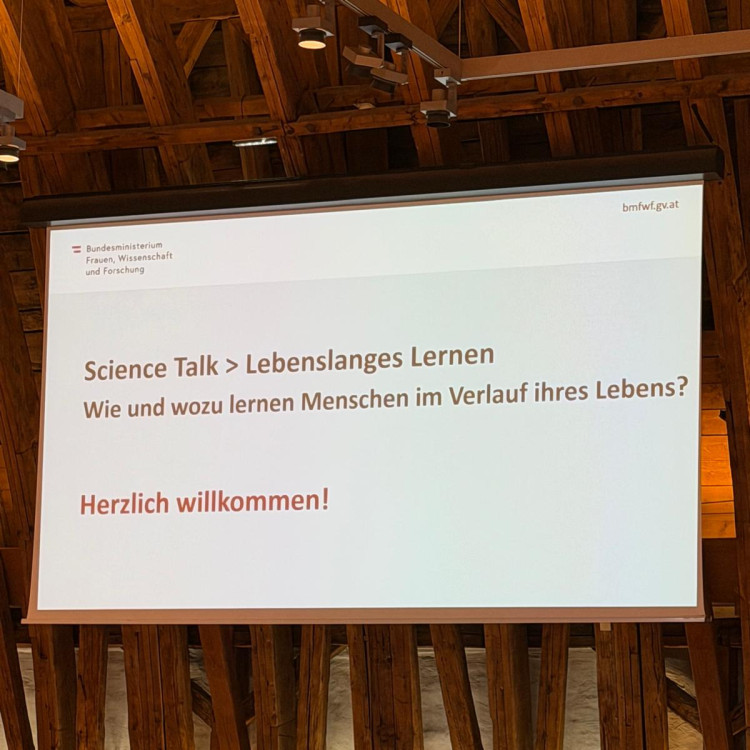 Vorschau Science Talk > Lebenslanges Lernen: Wie und wozu lernen Menschen im Verlauf ihres Lebens?