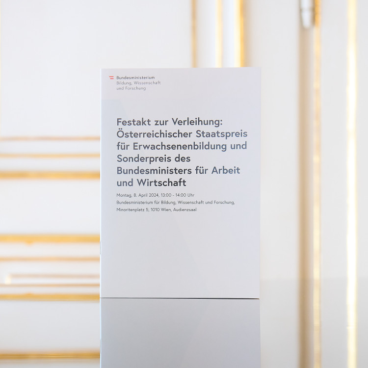 Verleihung des Österreichischen Staatspreises für Erwachsenenbildung 2024 - Bild Nr. 13364