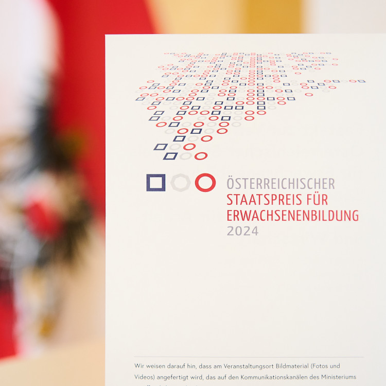 Verleihung des Österreichischen Staatspreises für Erwachsenenbildung 2024 - Bild Nr. 13366