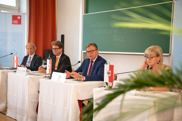 Pressekonferenz zum Projektstart: Anerkannte Europäische Schule im Großraum Innsbruck